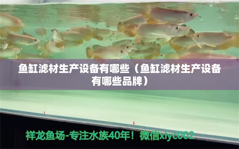 魚缸濾材生產(chǎn)設(shè)備有哪些（魚缸濾材生產(chǎn)設(shè)備有哪些品牌） 量子養(yǎng)魚技術(shù)