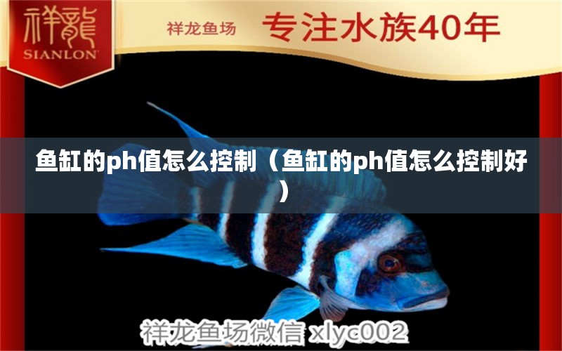 魚缸的ph值怎么控制（魚缸的ph值怎么控制好）