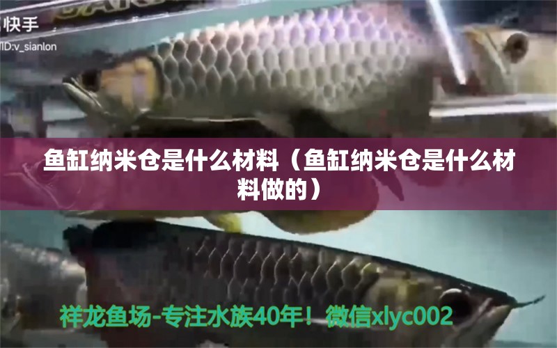 魚缸納米倉是什么材料（魚缸納米倉是什么材料做的） 祥龍水族醫(yī)院