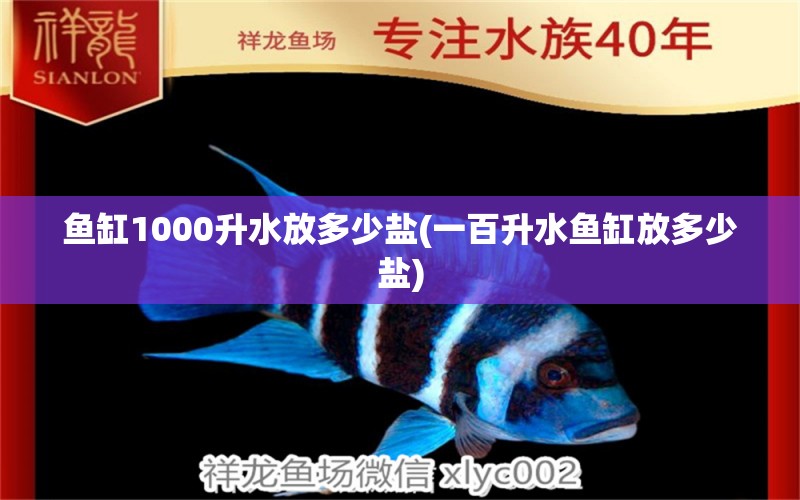 魚(yú)缸1000升水放多少鹽(一百升水魚(yú)缸放多少鹽)