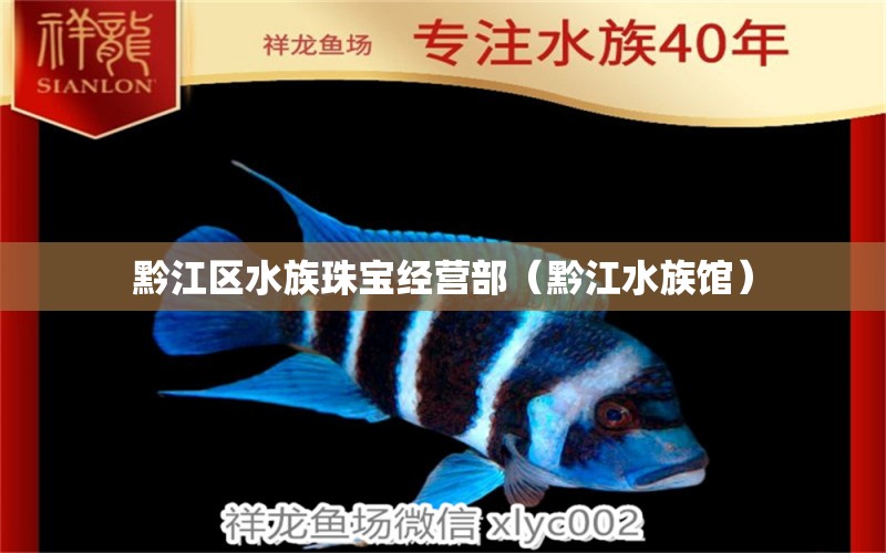 黔江區(qū)水族珠寶經(jīng)營部（黔江水族館） 全國水族館企業(yè)名錄