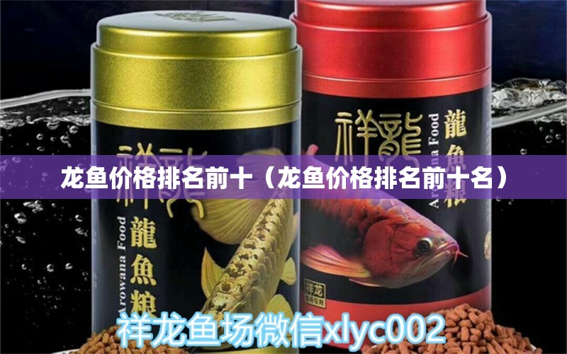 龍魚(yú)價(jià)格排名前十（龍魚(yú)價(jià)格排名前十名） 廣州龍魚(yú)批發(fā)市場(chǎng)