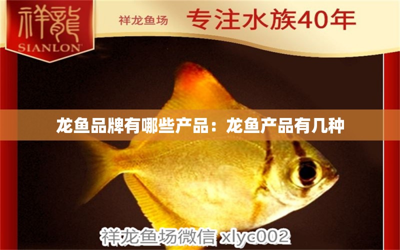 龍魚品牌有哪些產(chǎn)品：龍魚產(chǎn)品有幾種