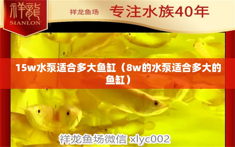 15w水泵適合多大魚缸（8w的水泵適合多大的魚缸）