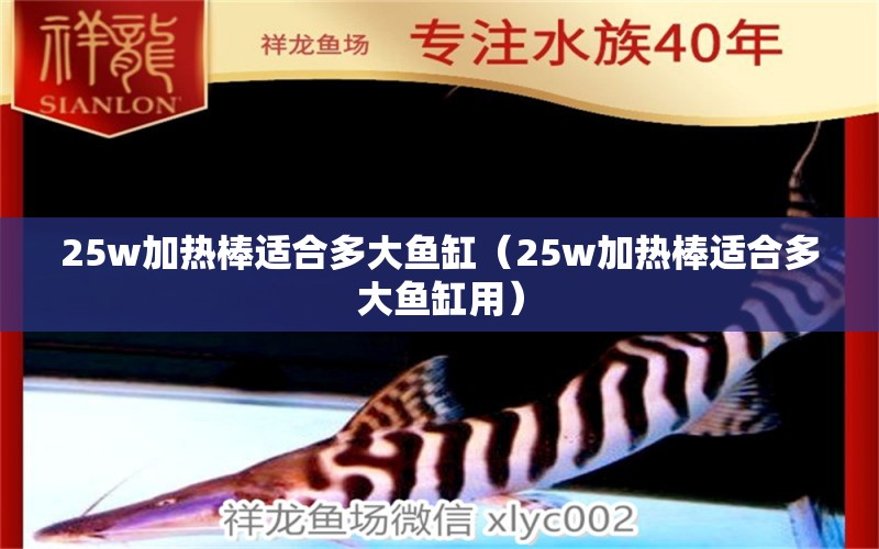 25w加熱棒適合多大魚缸（25w加熱棒適合多大魚缸用）