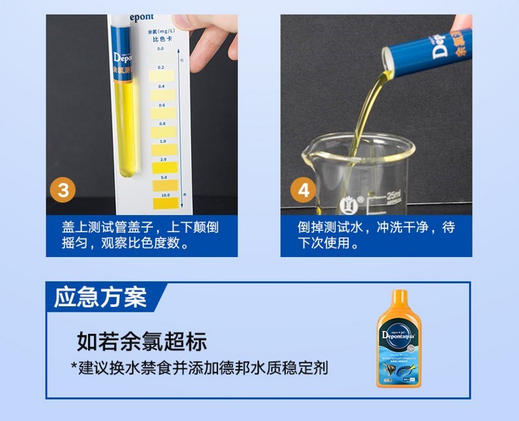 大禹德邦亞硝酸鹽測試劑PHNO2NH3淡海水質(zhì)氨氮阿摩尼亞余氯檢測 黃金眼鏡蛇雷龍魚 第30張