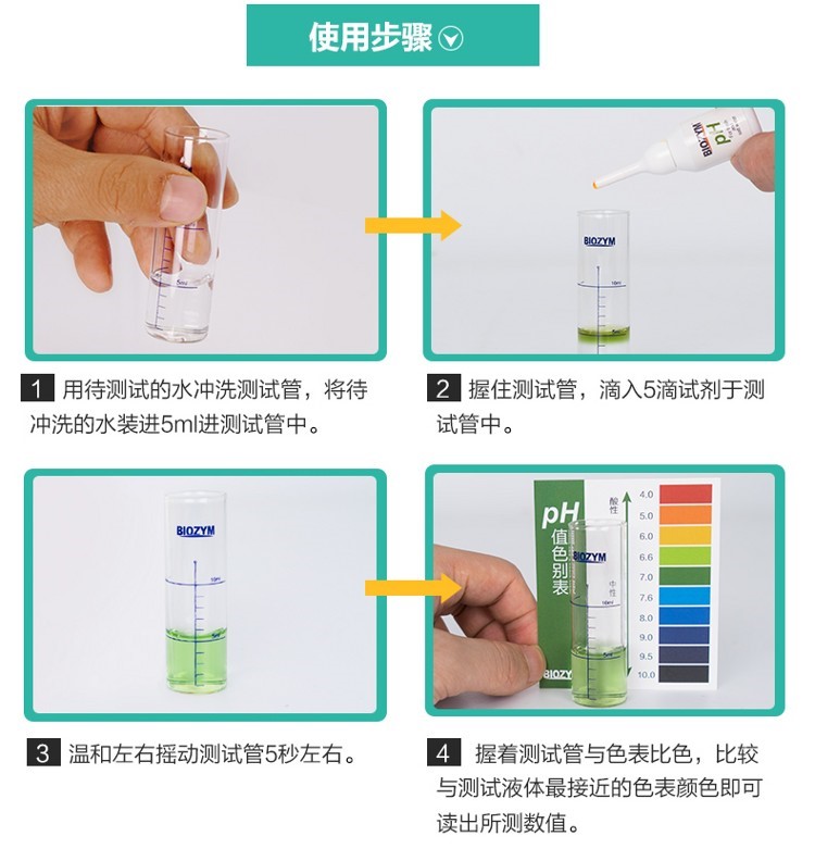 百因美亞硝酸鹽測試劑PHNO2:NH3淡海水魚缸質(zhì)氨氮阿摩尼亞檢測 海水魚 第23張