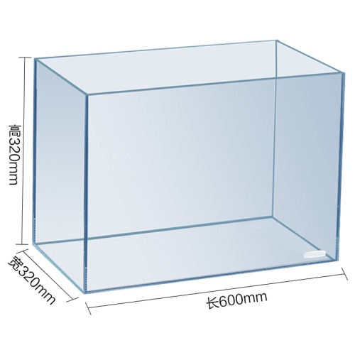森森（SUNSUN）超白桌面小魚缸生態(tài)玻璃缸水草缸客廳造景金魚缸長方形HWK:600P單缸（600320320mm）