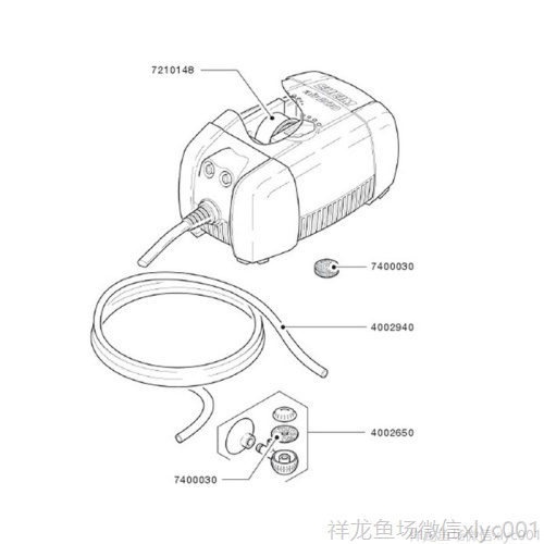 德國(guó)伊罕EHEIM氣泵100200400配件（370137023704） 伊罕水族 第1張