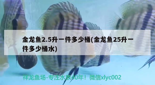 金龍魚2.5升一件多少桶(金龍魚25升一件多少桶水) 沖氧泵