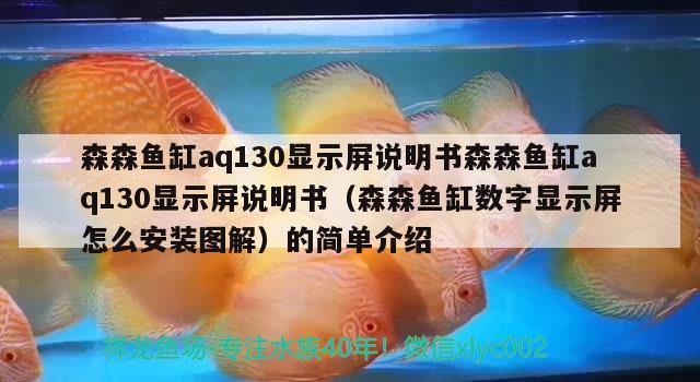 森森魚缸aq130顯示屏說明書森森魚缸aq130顯示屏說明書（森森魚缸數(shù)字顯示屏怎么安裝圖解）的簡(jiǎn)單介紹