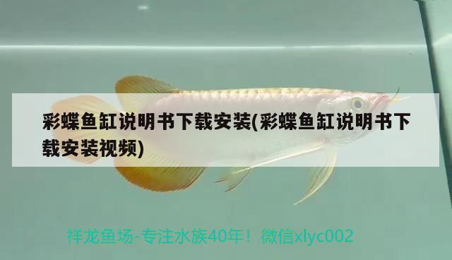 彩蝶魚缸說明書下載安裝(彩蝶魚缸說明書下載安裝視頻)