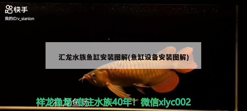 匯龍水族魚缸安裝圖解(魚缸設(shè)備安裝圖解)