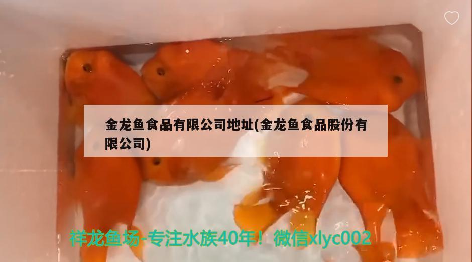 金龍魚食品有限公司地址(金龍魚食品股份有限公司) 祥龍超血紅龍魚