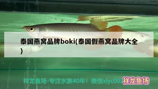 泰國燕窩品牌boki(泰國假燕窩品牌大全) 馬來西亞燕窩