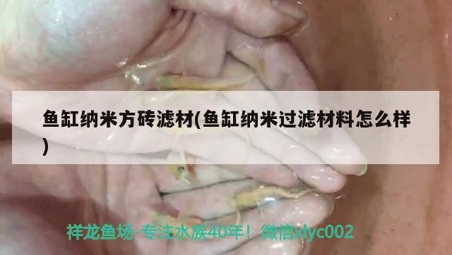 魚缸納米方磚濾材(魚缸納米過濾材料怎么樣) 潛水艇魚