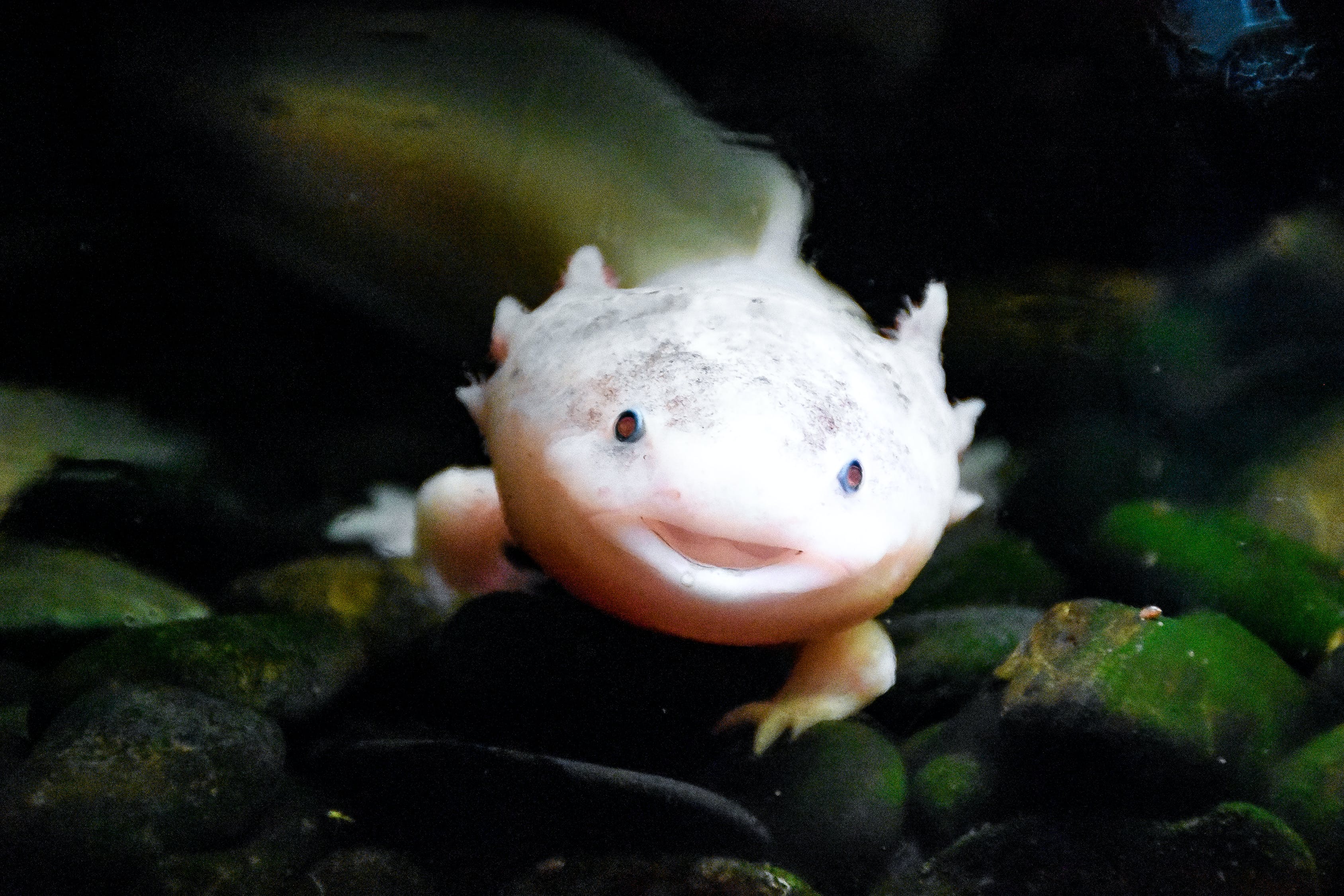 連云港哪里有水族館 （連云港哪里有水族館?。?藍底過背金龍魚 第2張