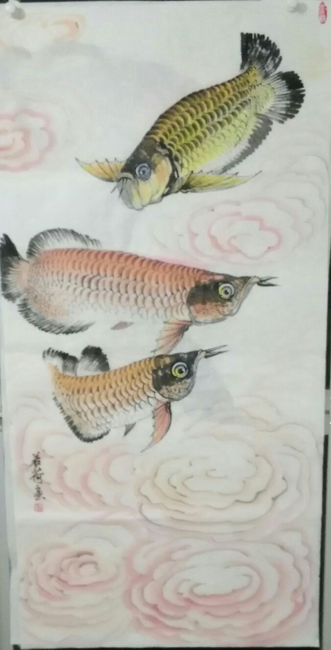 我畫的金龍魚