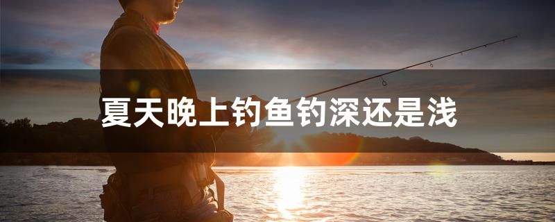 夏天晚上釣魚釣深還是淺