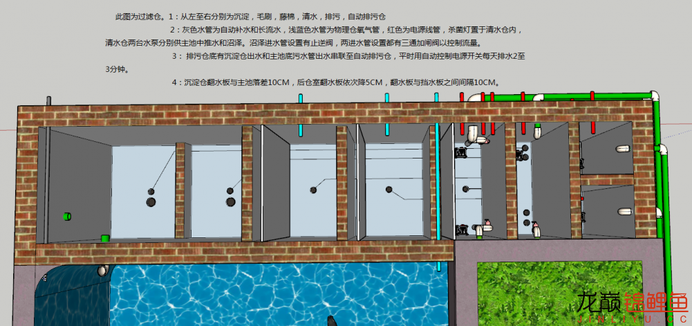 28噸小池設(shè)想圖 觀賞魚論壇 第3張