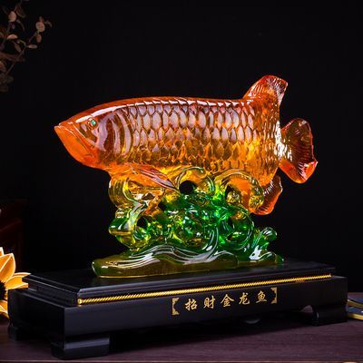 玉石金龍魚(yú)擺件怎么擺放好看