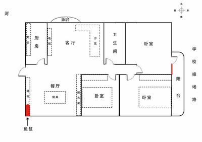 東戶型魚(yú)缸放哪里最好：東戶型魚(yú)缸擺放位置 魚(yú)缸百科 第3張