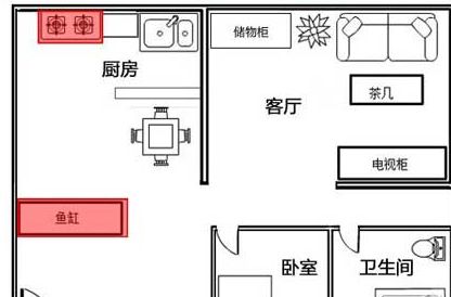 家里的魚缸放在哪個位置合適：家庭魚缸擺放指南 魚缸風水 第3張