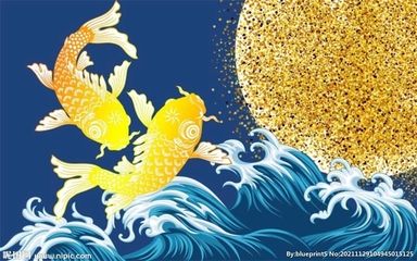 金龍魚背景圖