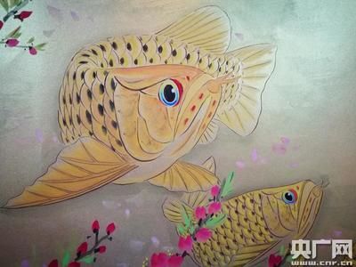 劉千碩金龍魚價值：中國畫金龍魚技法創(chuàng)始人劉千碩作品欣賞 龍魚百科 第1張