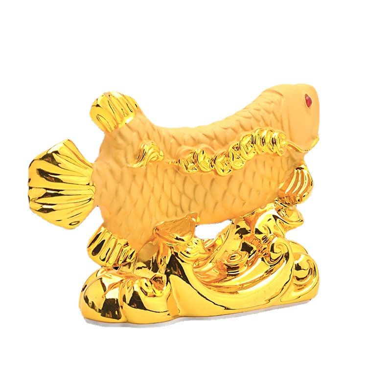 黃金金龍魚擺件 材質(zhì)：黃金金龍魚擺件材質(zhì) 龍魚百科 第2張