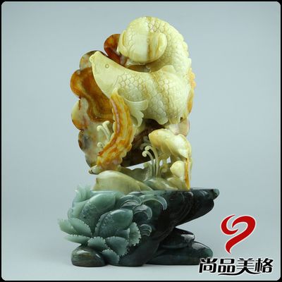 玉石金龍魚(yú)擺件的價(jià)格：玉石金龍魚(yú)擺件價(jià)格