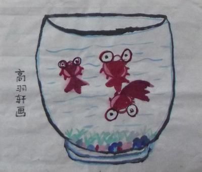 國畫魚缸作品的繪畫技巧：國畫魚缸作品的構(gòu)圖技巧 魚缸百科 第2張