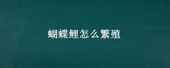 蝴蝶鯉的飼養(yǎng)技巧，：蝴蝶鯉在家庭魚(yú)缸中可以繁殖的重要方面是關(guān)于蝴蝶鯉的飼養(yǎng)技巧