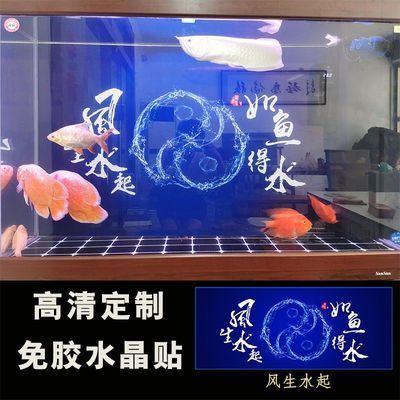 魚缸背景圖案選擇：風(fēng)水魚缸背景圖案和材料選擇合適的魚缸背景圖案