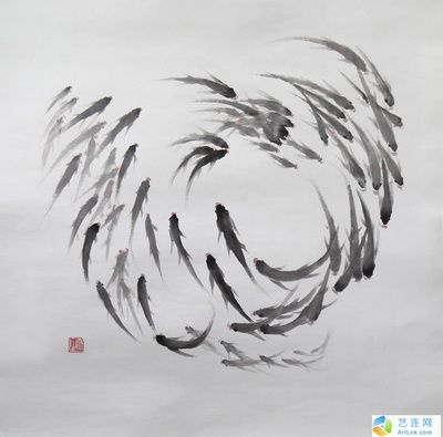 畫龍魚的畫家有哪些名字（中國(guó)畫魚名家介紹(中國(guó)國(guó)畫魚名家介紹） 龍魚百科 第5張