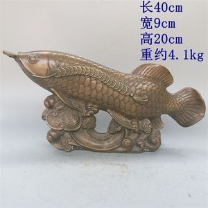 金龍魚擺件魚嘴朝向門好不好：招財(cái)金龍魚擺件招財(cái)怎么擺放 龍魚百科 第6張