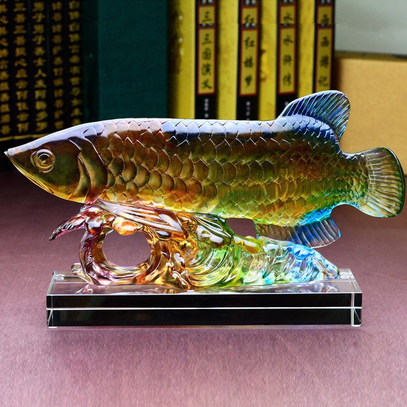 金龍魚(yú)擺件放在展廳哪個(gè)位置【金龍魚(yú)擺件如何擺放才能吸引觀眾？】 龍魚(yú)百科 第4張