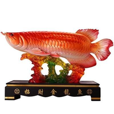 龍魚(yú)擺件的寓意和象征（金龍魚(yú)擺件放置位置有講究，避免與廚房正對(duì)，以免有損家人健康） 龍魚(yú)百科 第2張