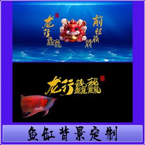 養(yǎng)龍魚用什么顏色背景畫（養(yǎng)龍魚時選擇合適的背景畫顏色是非常重要的） 龍魚百科 第2張