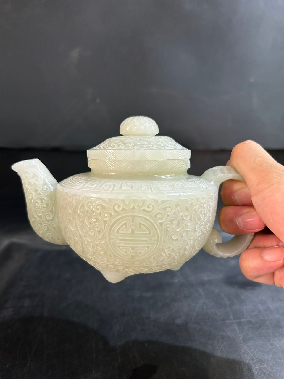 和田玉籽料茶具（和田玉籽料茶具,五子登科評論：五子登科評論） 觀賞魚論壇 第3張