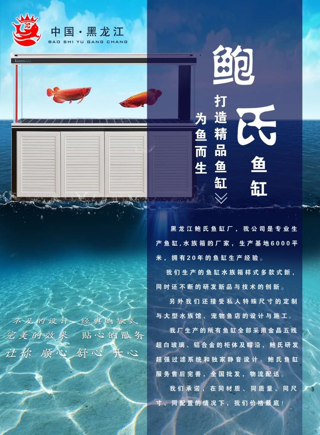 追求完美締造盛景——鮑式魚缸