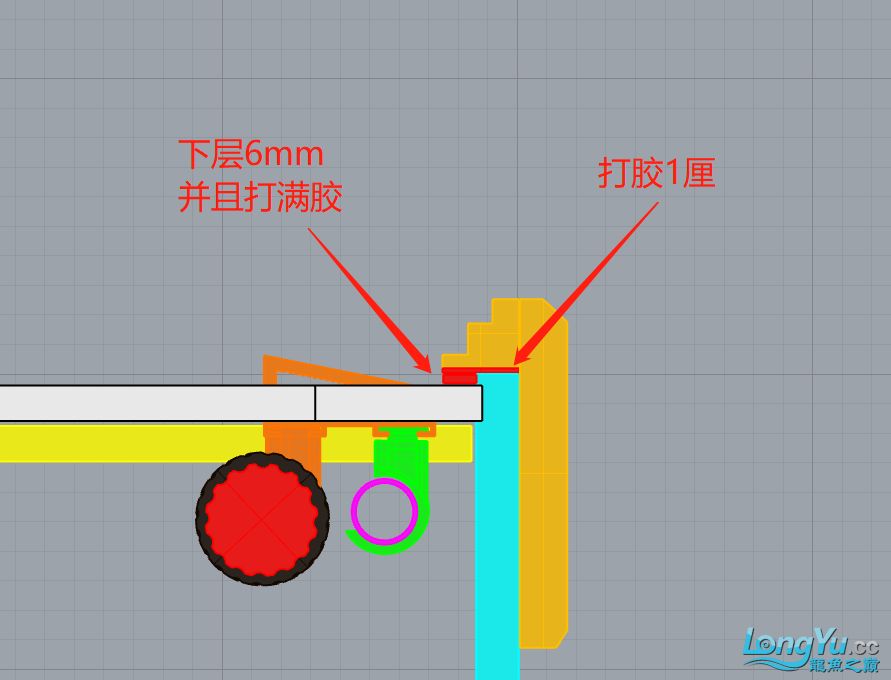 牡丹江水族館魚缸多功能管卡顛覆傳統(tǒng)時代來了 短身紅龍魚 第7張