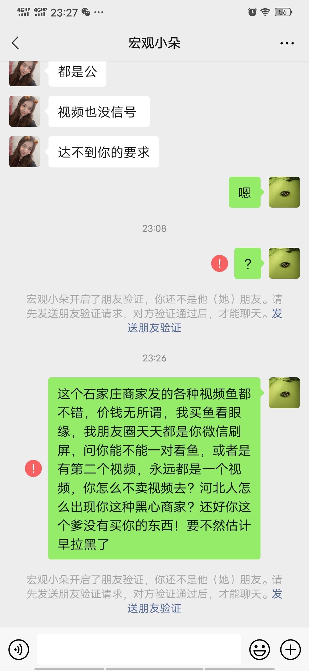 克孜勒蘇柯爾克孜自治州觀賞魚市場朋友口吐芬芳的后果