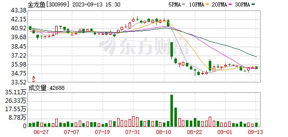 金龍魚股價(jià)最高是多少（金龍魚2024年12月12日股價(jià)最高36.51元） 龍魚百科 第3張