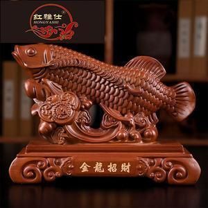 木雕刻的金龍魚(yú)值錢嗎，木雕刻的金龍魚(yú)是否值錢 龍魚(yú)百科 第4張