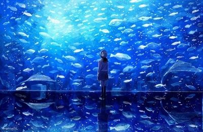 水族館繪畫素材（水族館手繪教程：水下生物繪畫技巧,海洋生物素描方法） 水族館百科（水族館加盟） 第3張