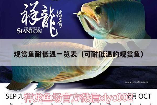 觀賞魚適宜水溫對照表：觀賞魚水溫對照表 觀賞魚百科 第1張