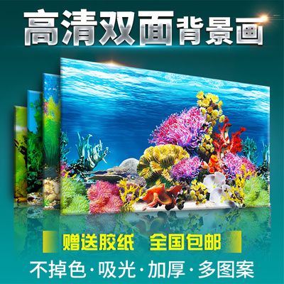 漾夢(mèng)江魚缸背景貼紙：漾夢(mèng)江魚缸背景貼紙使用方法 魚缸百科 第1張