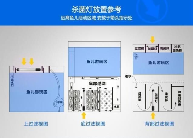 龍魚缸殺菌燈使用方法：殺菌燈波長,化學(xué)作用方面,龍魚缸殺菌燈的最佳擺放位置