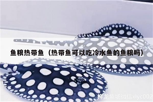 魚糧熱帶魚（熱帶魚可以吃冷水魚的魚糧嗎）